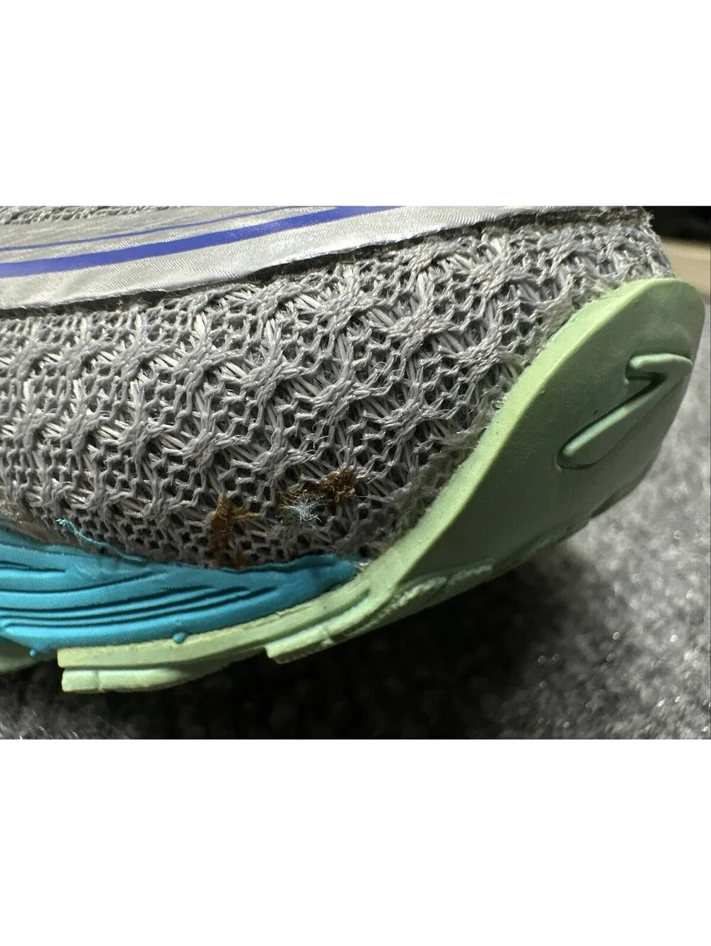 Brooks Adrenaline GTS 16 Women’s 9.5 B Blue Aqua Silver Athletic Running Support